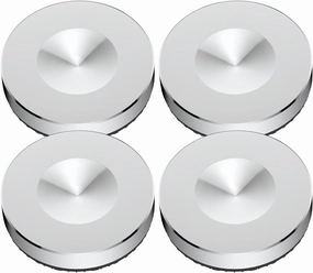 Tertullus Stainless Steel Speaker Spike Pads 4Pcs Cone Shock Floor Protector Base Speaker Isolation Stand Feet isolation pads,speaker feet,vibration dampeners,