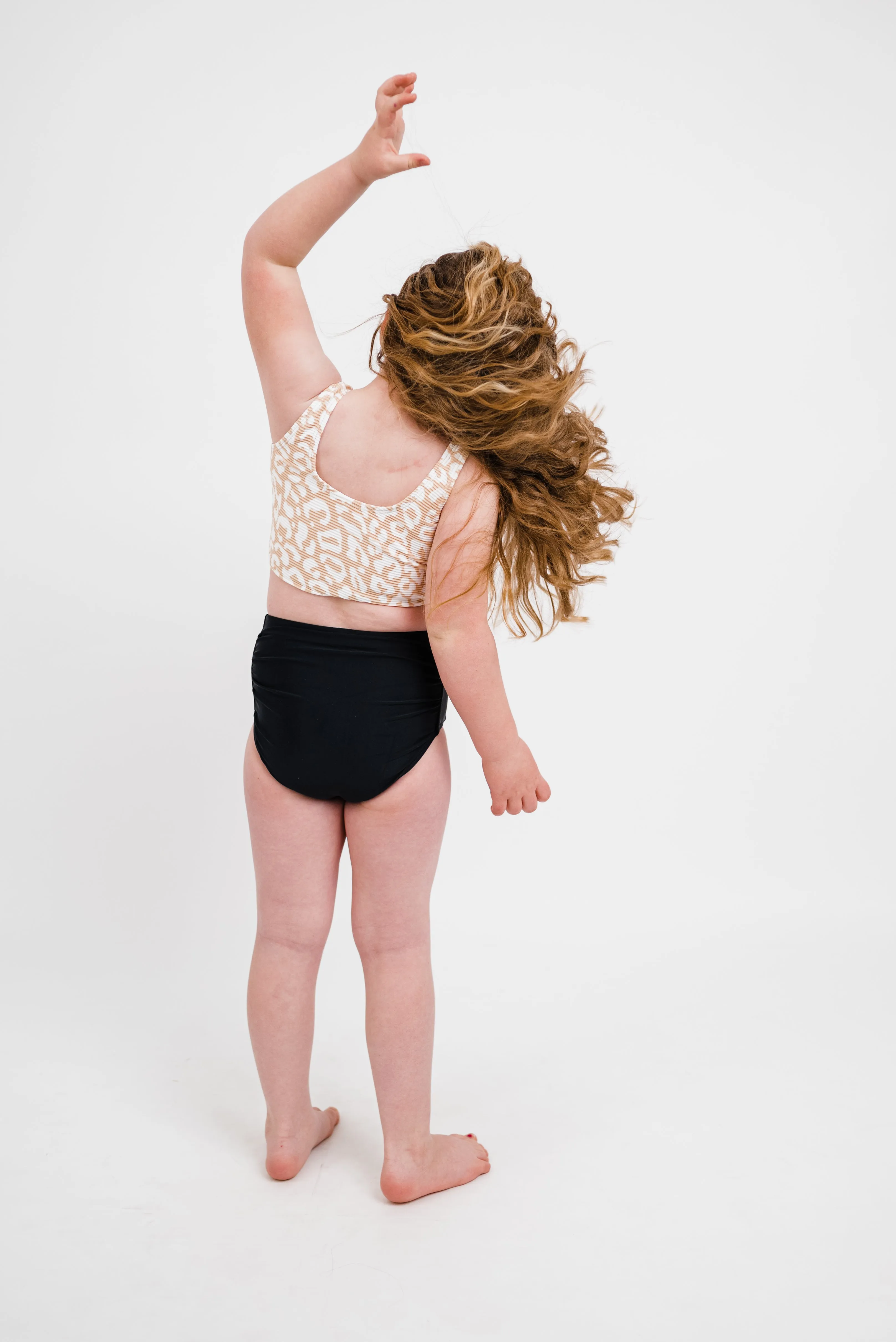 The Mini Traveler Top | Tan Leopard Print