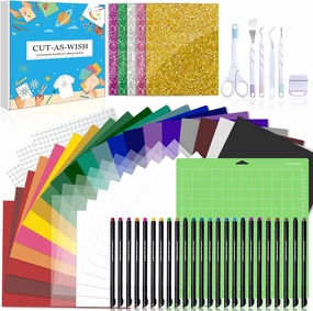 The Ultimate Accessories Bundle for Makers and All Explore Air-80pcs Perfect Tools and Accessories Kit as Gifts,Instantly Create Amazing Crafting Projects vinyl accessories,turntable parts,record player tools,
