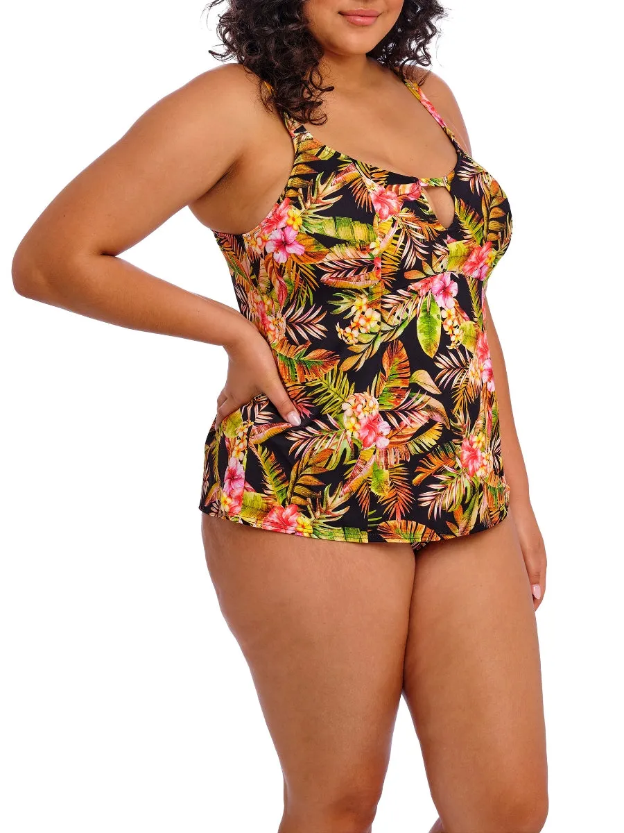Tiger Valley Tankini Top - Black