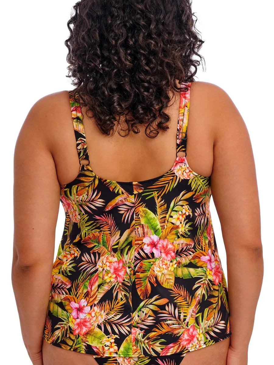 Tiger Valley Tankini Top - Black