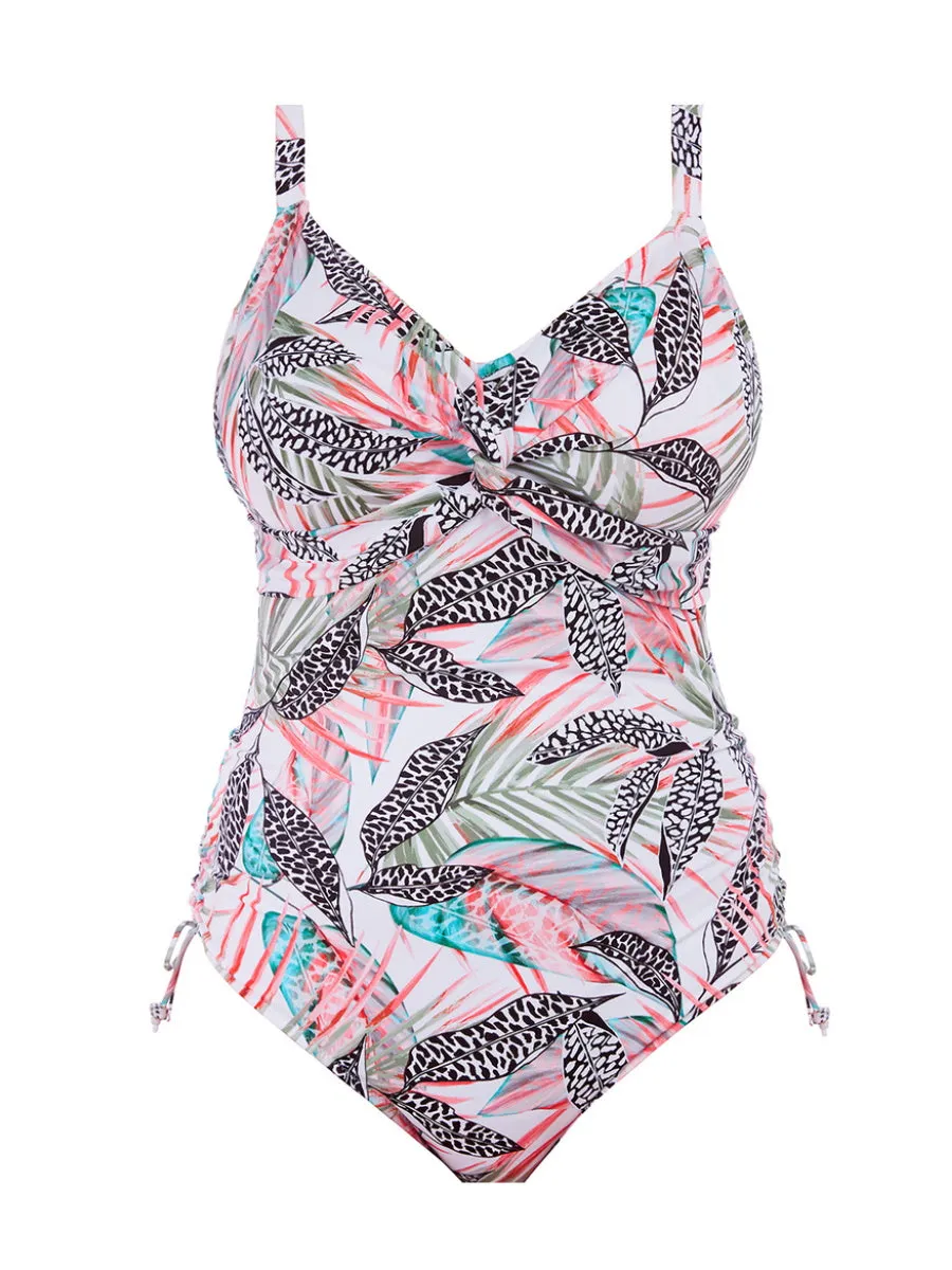 Tobago Twist Front Swimsuit - Melon