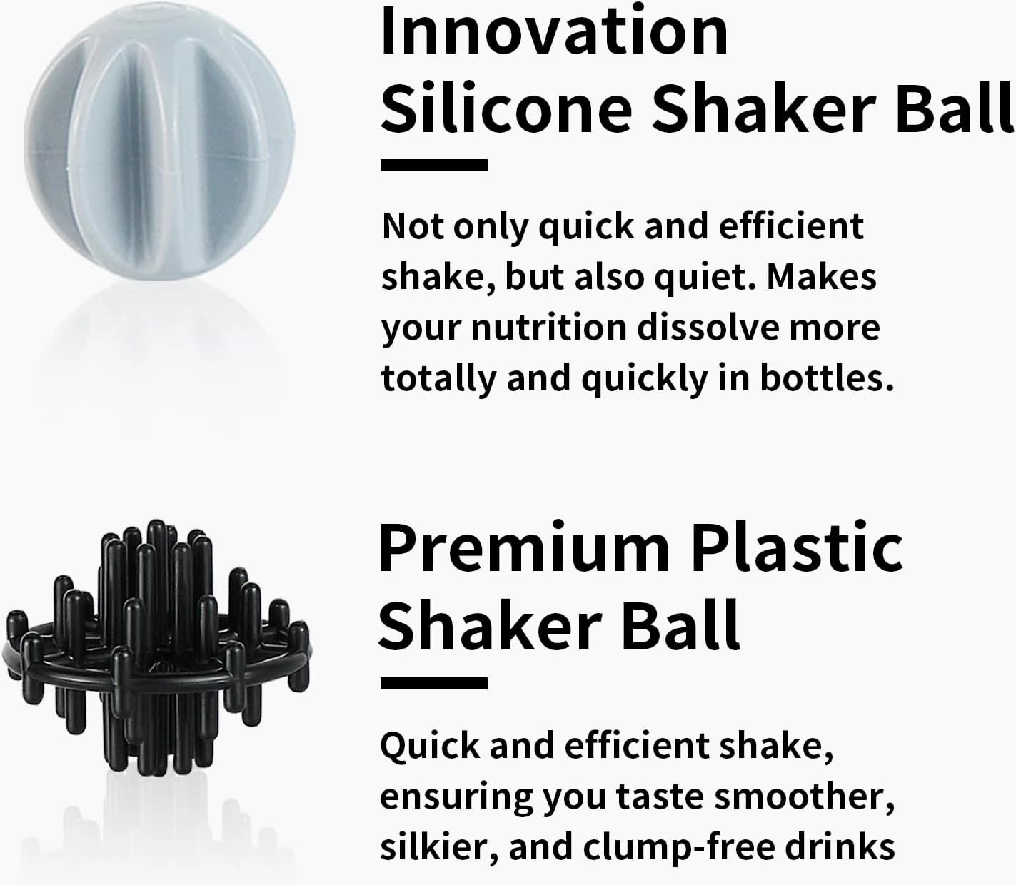TOOFEEL Shaker Bottles for Protein Mixes 28 oz Stainless Steel Protein Shaker with 2 Mixing Ball, Not Stays Cold/Hot, Visible Window Metal Shaker Cups, Leakproof, BPA Free Bottle Shaker