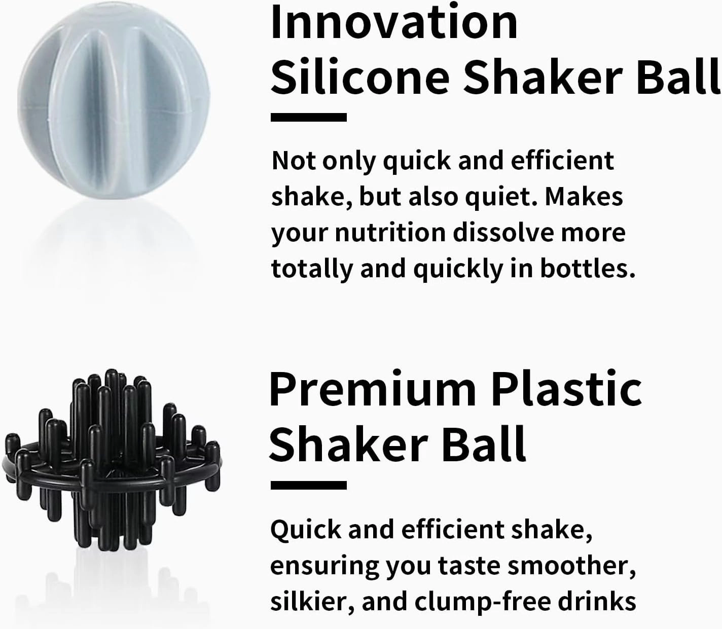 TOOFEEL Shaker Bottles for Protein Mixes - 28 oz Stainless Steel Protein Shaker with 2 Shaker Balls, Not Stays Cold/Hot, Visible Window Metal Shaker Cups, Leakproof, BPA Free Bottle Shaker