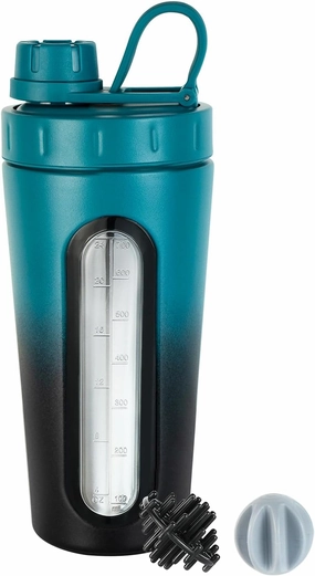 TOOFEEL Shaker Cups For Protein Shakes - 28 oz Stainless Steel Shaker Bottle, Not Stays Cold/Hot, Visible Window Protein Shaker with 2 Shaker Balls, Fitness Exercise Metal Shaker Bottle mixer console,audio mixing desk,DJ console,
