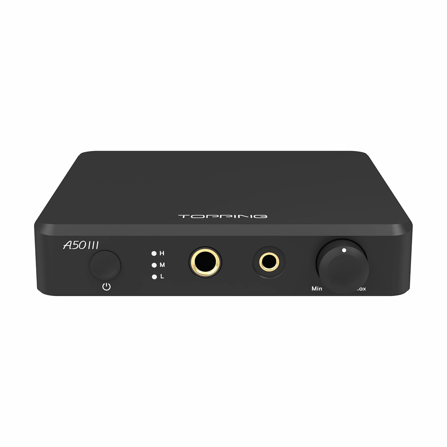 TOPPING A50 III Headphone Amplifier - High-Performance NFCA Modules, Powerful 3500mW x 2 Output, 6.35mm Single-Ended & 4.4mm Balanced Jacks, RCA/TRS Inputs, 3 Gain Settings (Black)