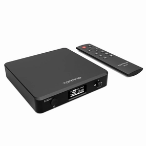 TOPPING D50 III Desktop HiFi DAC & Preamplifier, Dual ES9039Q2M, Bluetooth 5.1, Hi-Res Audio, DSD512/PCM768kHz Support, RCA/TRS Outputs, Includes 12V Trigger and Remote Control (Black) DAC,USB audio converter,digital to analog converter,