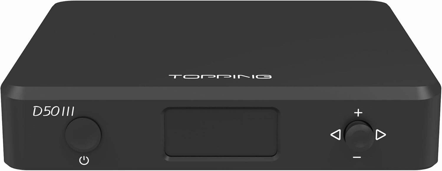 Topping D50 III Desktop HiFi DAC Preamplifier with Remote Control (Black) integrated amplifier,stereo receiver,hi-fi amp combo,