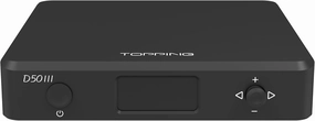 Topping D50 III Desktop HiFi DAC Preamplifier with Remote Control (Black) integrated amplifier,stereo receiver,hi-fi amp combo,