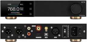 TOPPING D70 Pro OCTO Fully Balanced DAC: 8X CS43198 XMOS XU316 DSD512 PCM768kHz DAC, Bluetooth5.1 LDAC, USB/AES/BT/Optical/Coaxial Input DA Converters, Home Audio DAC support Aurora UI/FFT/VU (Black) DAC,USB audio converter,digital to analog converter,