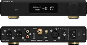 Topping D90 III Sabre MQA Full Balance HiFi DAC Bluetooth 5.1 ES9039SPROx2 DSD512 PCM32bit/768kHz USB/Coax/Opt/AES/IIS Desktop Audio Preamp (Black) DAC,USB audio converter,digital to analog converter,