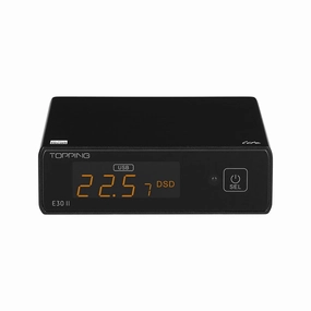 Topping E30II Lite HiFi USB DAC Digital Audio Converters AK4493S Chip DSD512 32Bit/768kHz XMOS XU208 USB/Opt/Coax Input RCA Output Hi-Res Desktop DAC (Black) DAC,USB audio converter,digital to analog converter,