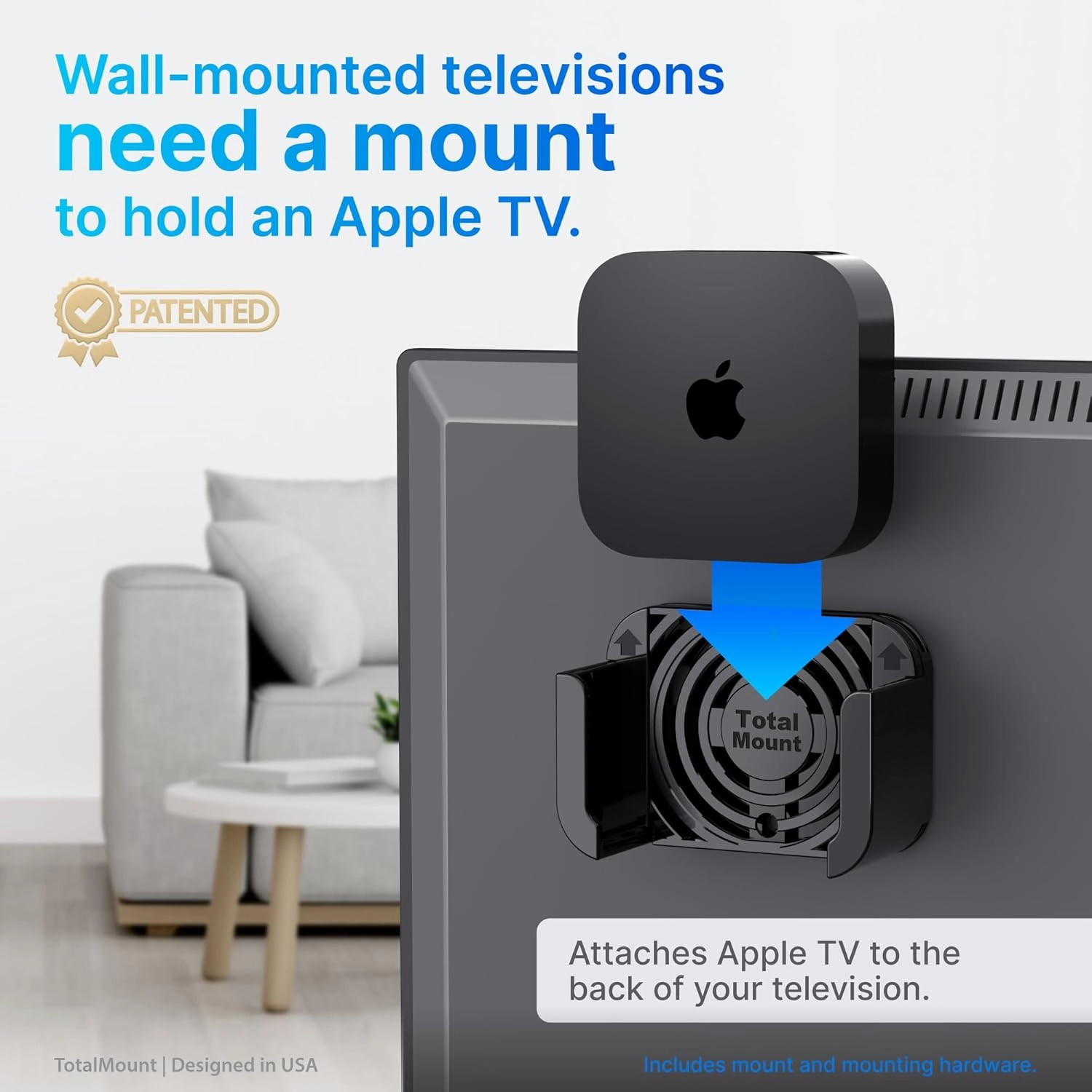 TotalMount  Apple TV Mount  Compatible with all Apple TVs