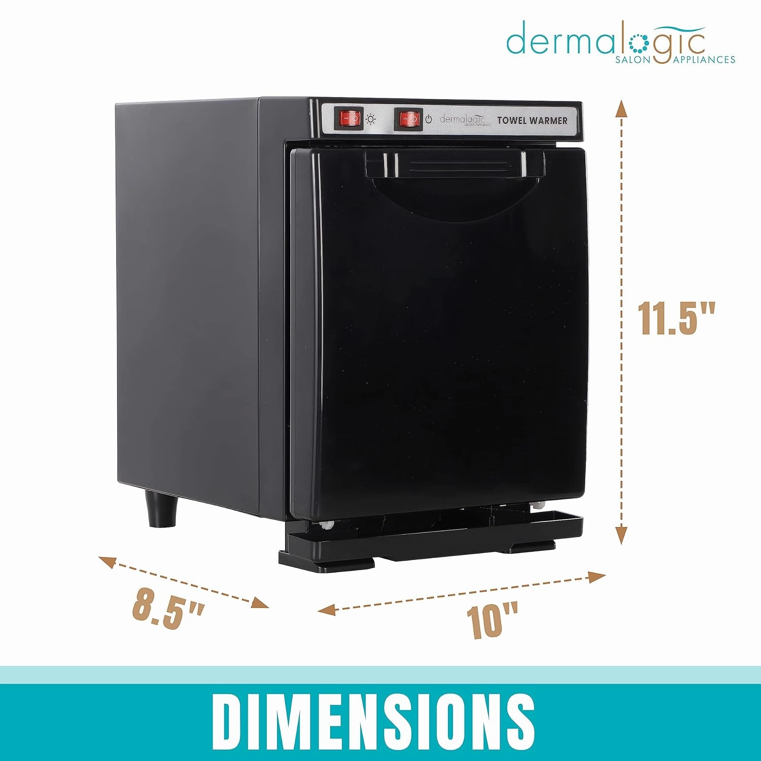 Towel Warmer, Towel Heater Warmer Cabinet 2 in 1 Electric Equipment 5L Massage Facial Spa Beauty Salon Nails Shop GYM Home, Black