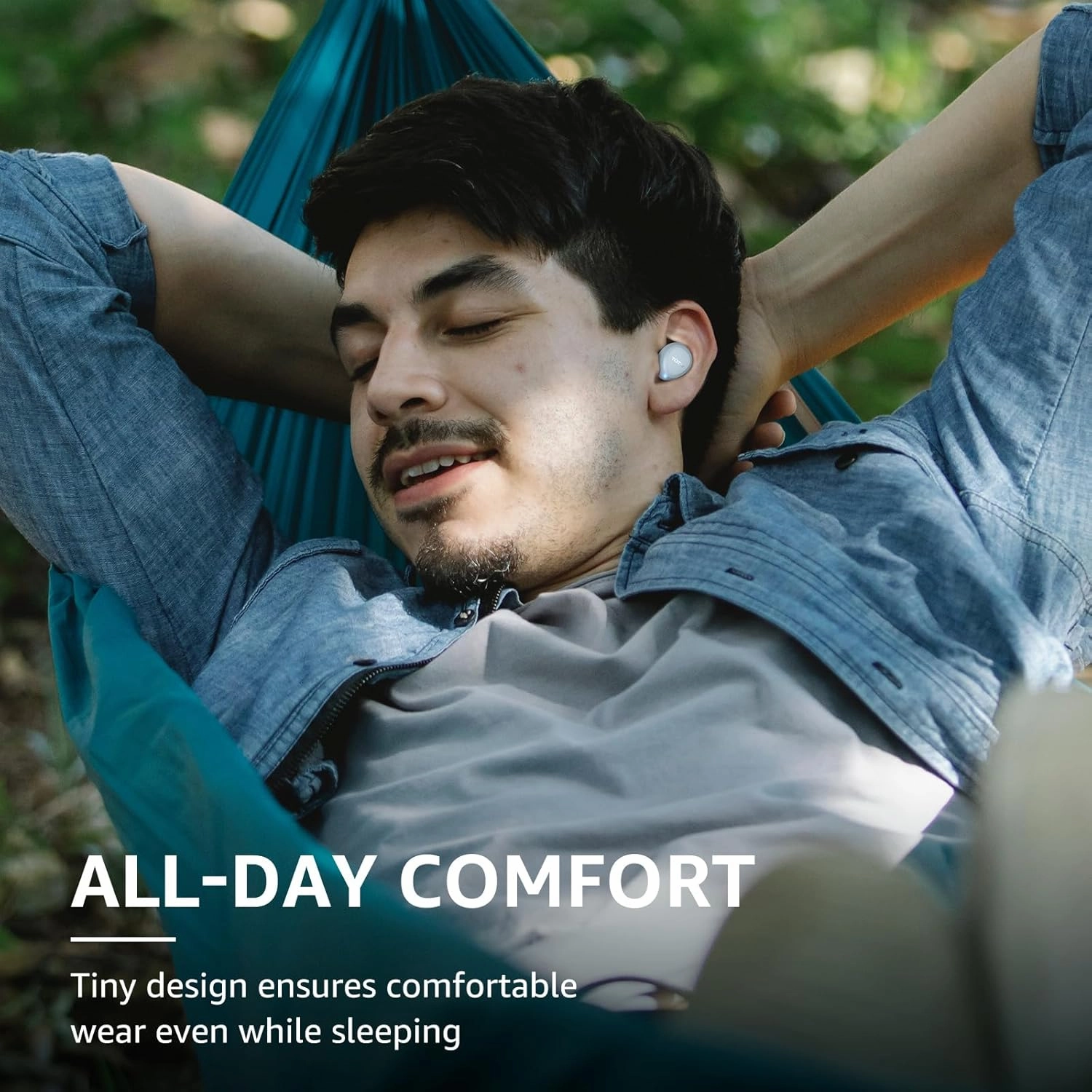TOZO A1 Wireless Earbuds Bluetooth 5.3 Light Weight in Ear IPX5 Waterproof Headphones 2 Mic for AI Calls, Immersive Premium Sound Bass Headset with Charging Case, 32 Presets EQ Customization via App