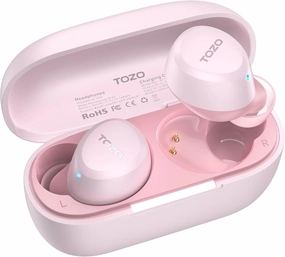 TOZO A1 Wireless Earbuds Bluetooth 5.3 Light Weight in Ear IPX5 Waterproof Headphones 2 Mic for AI Calls, Immersive Premium Sound Bass Headset with Charging Case, 32 Presets EQ Customization via App wireless earbuds,Bluetooth earphones,true wireless stereo