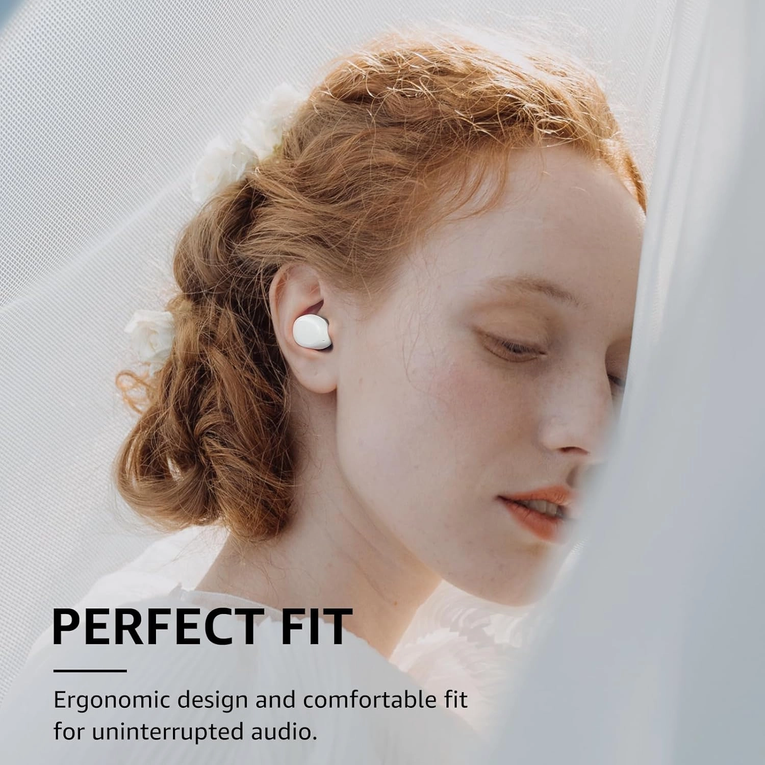TOZO A1 Wireless Earbuds Bluetooth 5.3 Light Weight in Ear IPX5 Waterproof Headphones 2 Mic for AI Calls, Immersive Premium Sound Bass Headset with Charging Case, 32 Presets EQ Customization via App