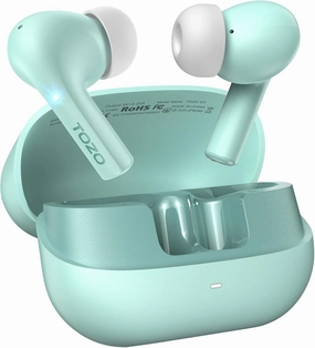 TOZO E2 Wireless Earbuds 10mm Drivers with Powerful Bass, App Customize 32 EQs, with 2 Mics AI Call Noise Cancellation, 30H Playtime, Bluetooth 5.3 Ear Buds, Comfort Fit in-Ear Headphones wireless earbuds,Bluetooth earphones,true wireless stereo,