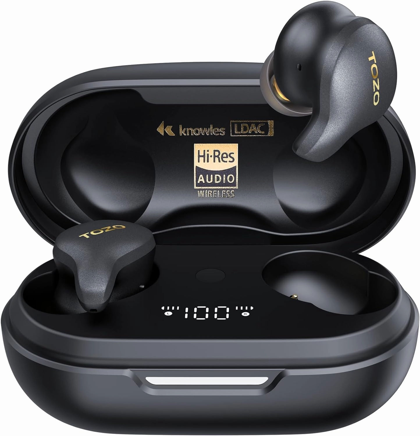 TOZO Golden X1 Wireless Earbuds Balanced Armature Driver and Hybrid Dynamic Driver, Bluetooth Headphones OrigX Pro, LDAC & Hi-Res Audio Wireless, Environment & Active Noise Cancellation Headset audiophile headphones,high-end headphones,studio over-