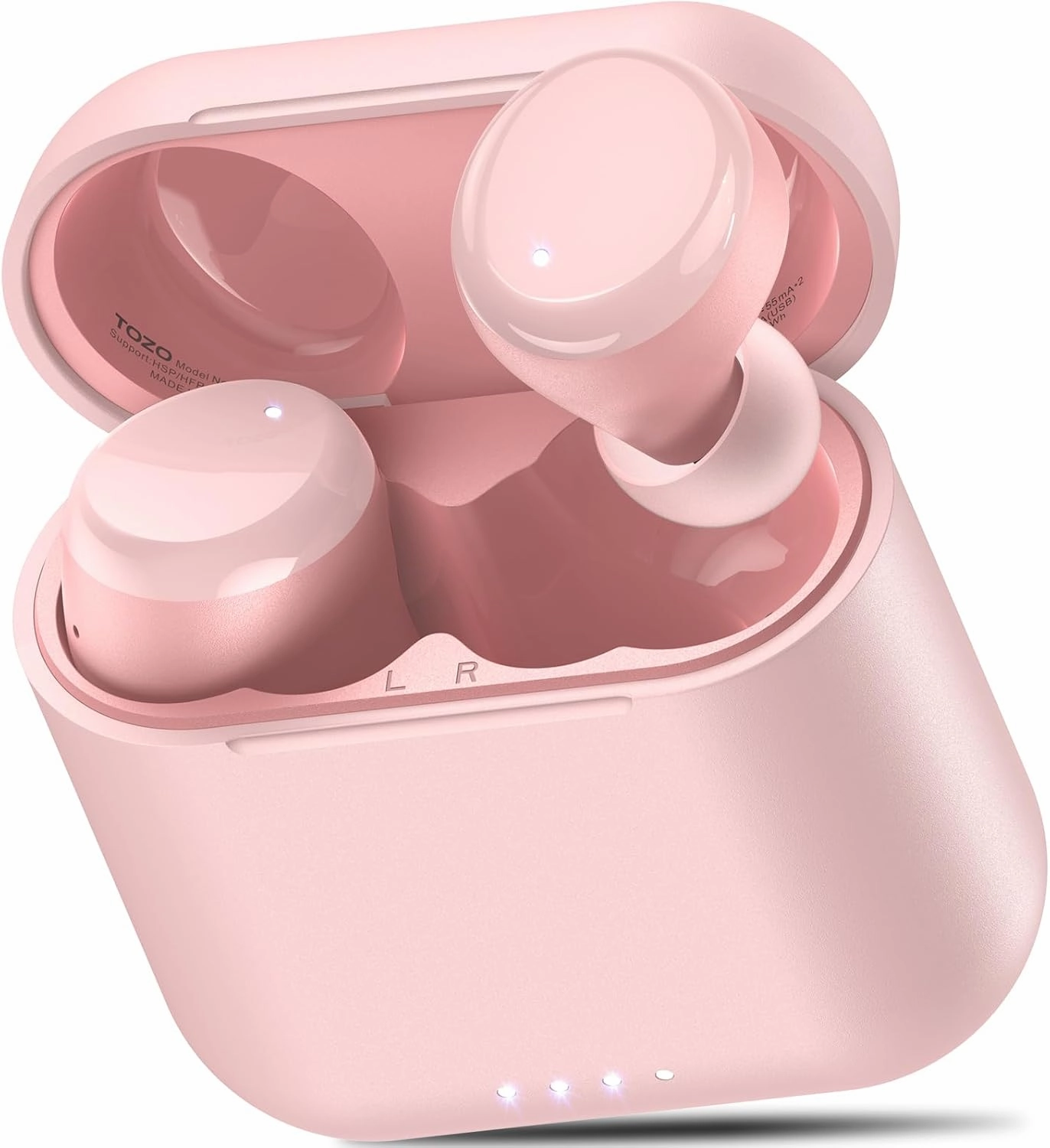 TOZO T6 True Wireless Earbuds Bluetooth 5.3 Headphones 50H Long Playtime, Wireless Charging Case, IPX8 Waterproof Stereo Earphones, Built-in Mic Calls, Headset Premium Deep Bass 32 Preset EQs via APP audiophile headphones,high-end headphones,studio over-ea