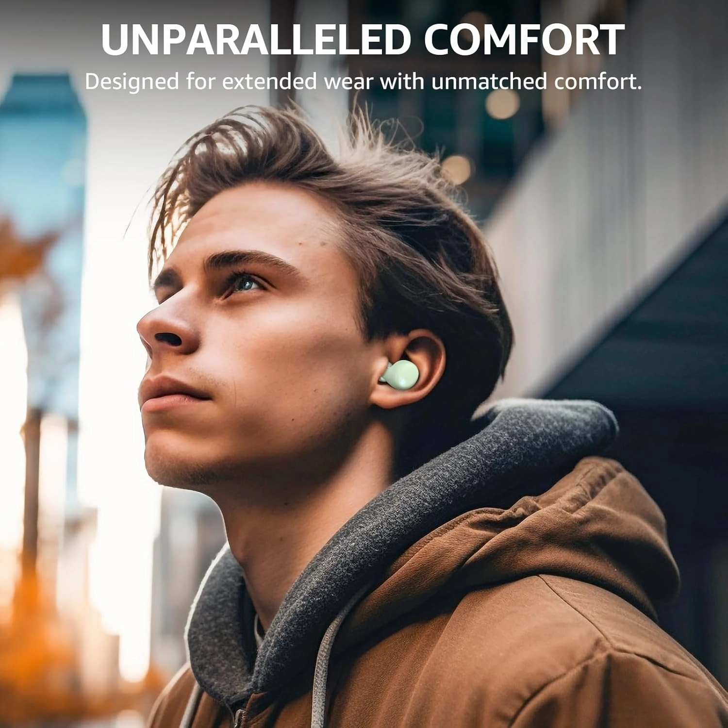 TOZO T6 True Wireless Earbuds Bluetooth 5.3 Headphones 50H Long Playtime, Wireless Charging Case, IPX8 Waterproof Stereo Earphones, Built-in Mic Calls, Headset Premium Deep Bass 32 Preset EQs via APP