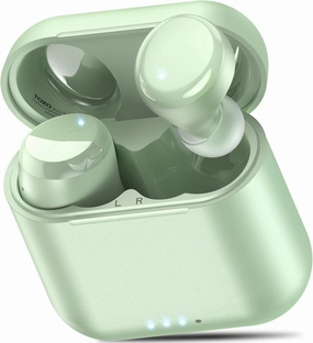 TOZO T6 True Wireless Earbuds Bluetooth 5.3 Headphones 50H Long Playtime, Wireless Charging Case, IPX8 Waterproof Stereo Earphones, Built-in Mic Calls, Headset Premium Deep Bass 32 Preset EQs via APP wireless earbuds,Bluetooth earphones,true wireless stere