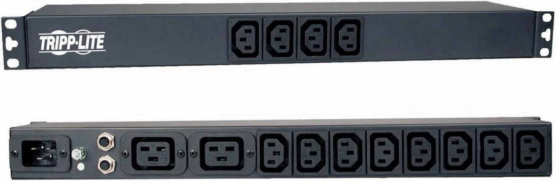 Tripp Lite 14 Outlet 1U Rack Mount PDU for Network Server Racks 100-240V 16A C13 C19 C20 PDU12IEC rackmount gear,audio rack equipment,studio rackmounts,