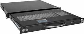 TRIPP LITE 1U Rackmount Keyboard with KVM Cable Kit for 2-Post or 4-Post Racks (SRSHELFKBD) rackmount gear,audio rack equipment,studio rackmounts,