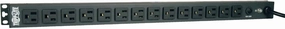 Tripp Lite Basic PDU, 15A, 14 Outlets (5-15R), 120V, 5-15P, 15 ft. Cord, 0U Vertical Rack-Mount Power (PDU1415) rackmount gear,audio rack equipment,studio rackmounts,