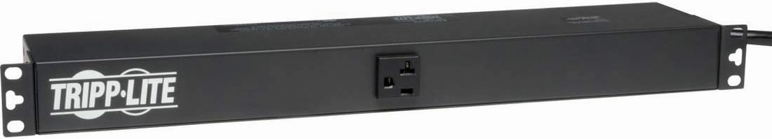 Tripp Lite Basic PDU, 20A,13 Outlets (5-15/20R), 120V, 5-20P Input, 15 ft. Cord, 1U Rack-Mount Power (PDU1220) rackmount gear,audio rack equipment,studio rackmounts,