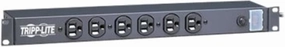 Tripp Lite Power Strip Rackmount Metal 120V 5-15R 12 Outlet 15' Cord 1URM - Power Distribution Strip (Rack-mountable) - AC 120 V - Input: NEMA 5-15 - Output connectors: 12 (NEMA 5-15) - 15 ft Cord - rackmount gear,audio rack equipment,studio rackmounts,