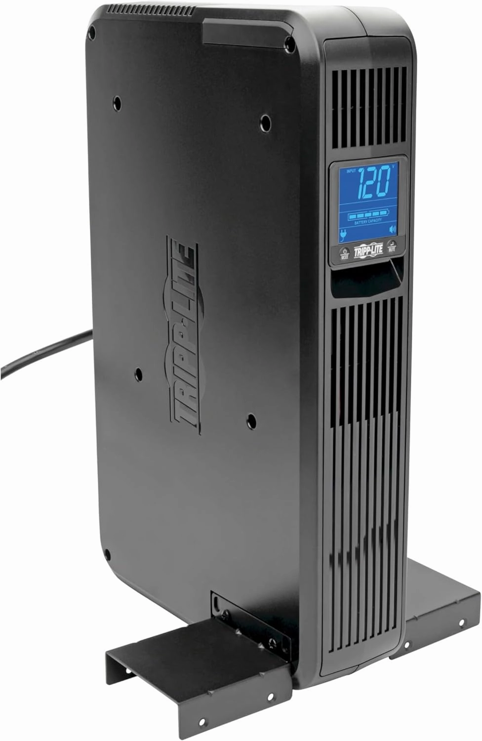 Tripp Lite SMART1500LCDXL 1500VA Smart UPS Back Up, 900W Rack-Mount/Tower, LCD, AVR, Extended Runtime Option, USB, DB9, 3 Year Warranty & Dollar 250,000 Insurance Black