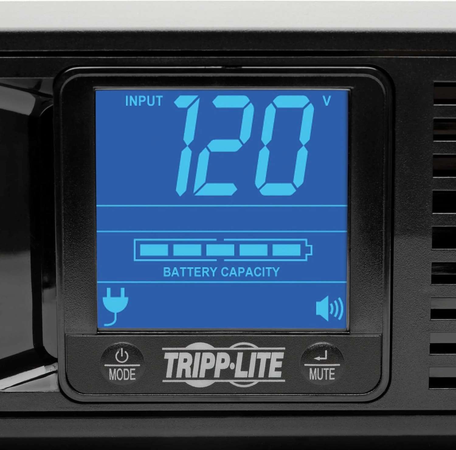 Tripp Lite SMART1500LCDXL 1500VA Smart UPS Back Up, 900W Rack-Mount/Tower, LCD, AVR, Extended Runtime Option, USB, DB9, 3 Year Warranty & Dollar 250,000 Insurance Black