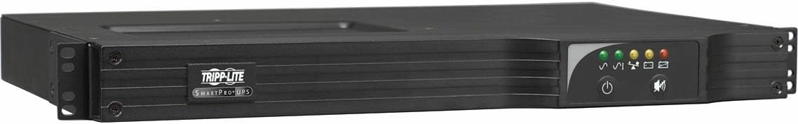 Tripp Lite SMART500RT1U UPS Smart 500VA 300W Rackmount AVR 120V USB DB9 SNMP 1URM - UPS (Rack-mountable) - AC 120 V - 300 Watt - 500 VA - Output connectors: 7-1U - Black rackmount gear,audio rack equipment,studio rackmounts,