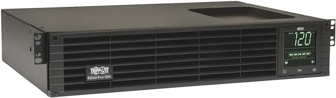Tripp Lite UPS Smart 1000VA 800W Battery Back Up, Network Card WEBCARDLX, 6 Outlets, Line-Interative, Pure Sine Wave, 2U Rackmount, 3 Year Warranty & Dollar 250,000 Insurance (SMART1000RM2UN) rackmount gear,audio rack equipment,studio rackmounts,