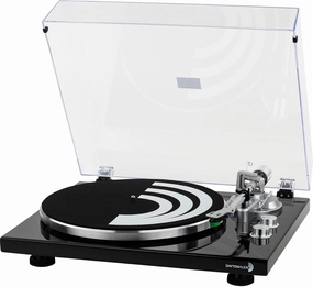 TT-1BTW Belt Drive Turntable with USB, Bluetooth, and Upgraded AT-VM95E Cartridge - Plays 33-1/3 and 45 RPM Vinyl Records, Premium Aluminum Tonearm and Platter, Anti-Resonance, Record Player belt-drive turntable,vinyl record player,audiophile turntable,