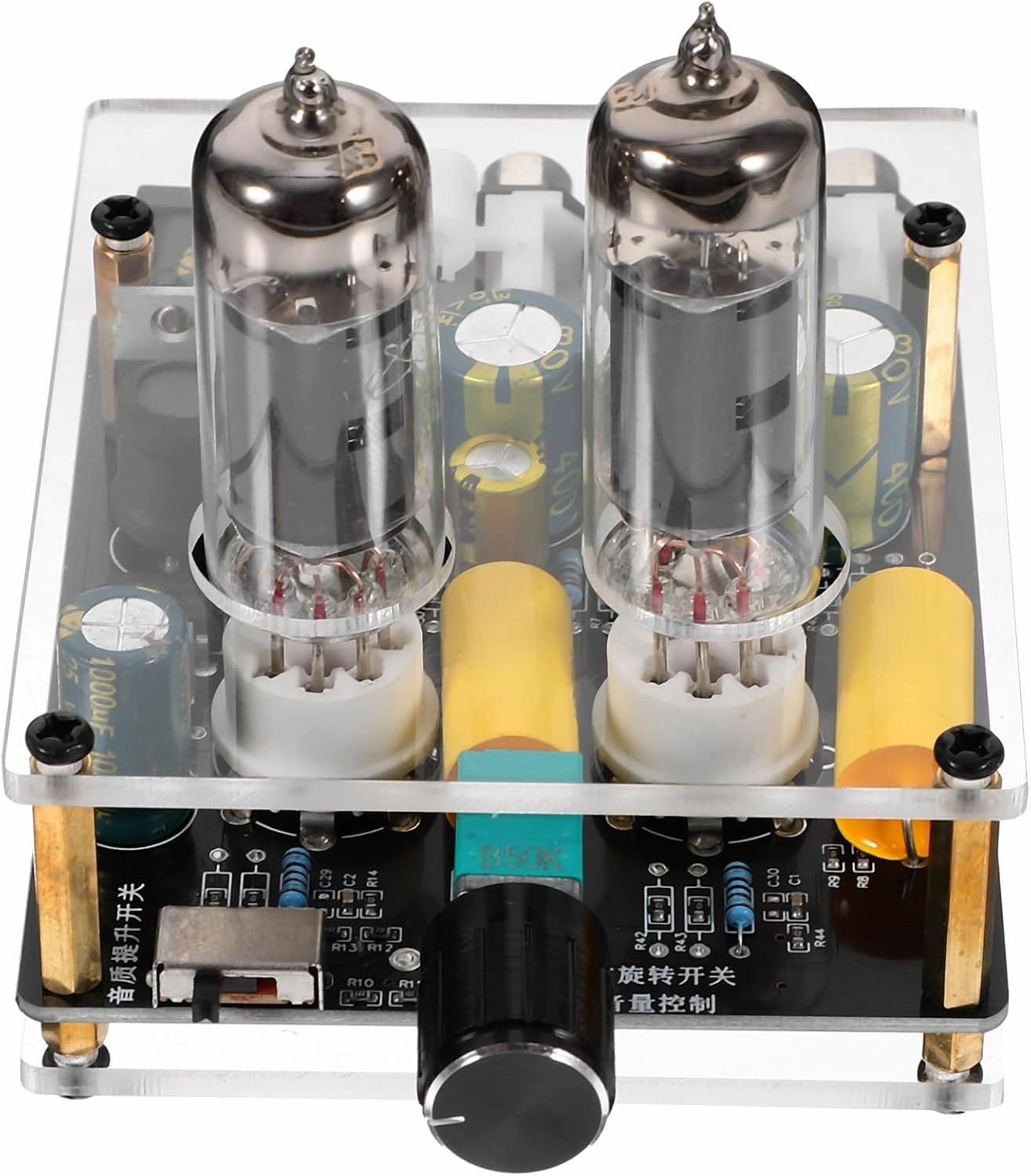 Tube Amplifier Hi-fi Stereo Preamp Pre-amp for Phonograph Pre-amp for HiFi System Vacuum Preamplifier Tube Board Preamplifier Turntable Preamplifier for Home Theater System Abs phono preamp,turntable amplifier,record player preamp,