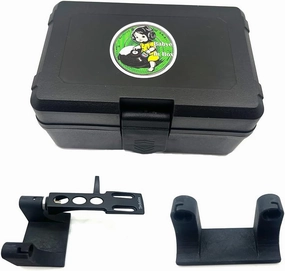Turntable Cartridge Storage Case Black for AT6003R Smart Design Universal Cartridge Keeper Box, Record Player Stylus Holder turntable cartridge,phono cartridge,MM MC stylus,