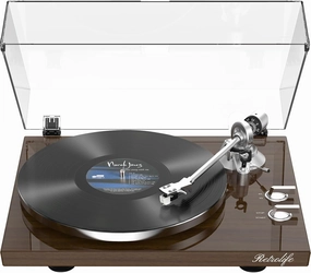 Turntables Belt-Drive Record Player with Wireless Output Vinyl Players Support 33&45 RPM Speed Phono Line USB Digital to PC Recording with AT-3600L Magnetic Cartridge&Counterweight belt-drive turntable,vinyl record player,audiophile turntable,