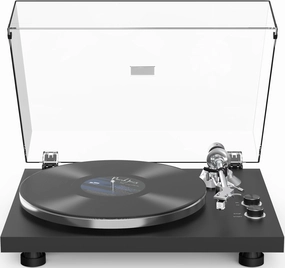 Turntables Record Player Wireless Output Connectivity Vinyl Player Belt-Drive Turn Tables Support 33&45 RPM Speed Phono Line Output USB Digital to PC Recording ATN3600L MM Cartridge Black direct-drive turntable,DJ turntable,hi-torque vinyl deck,