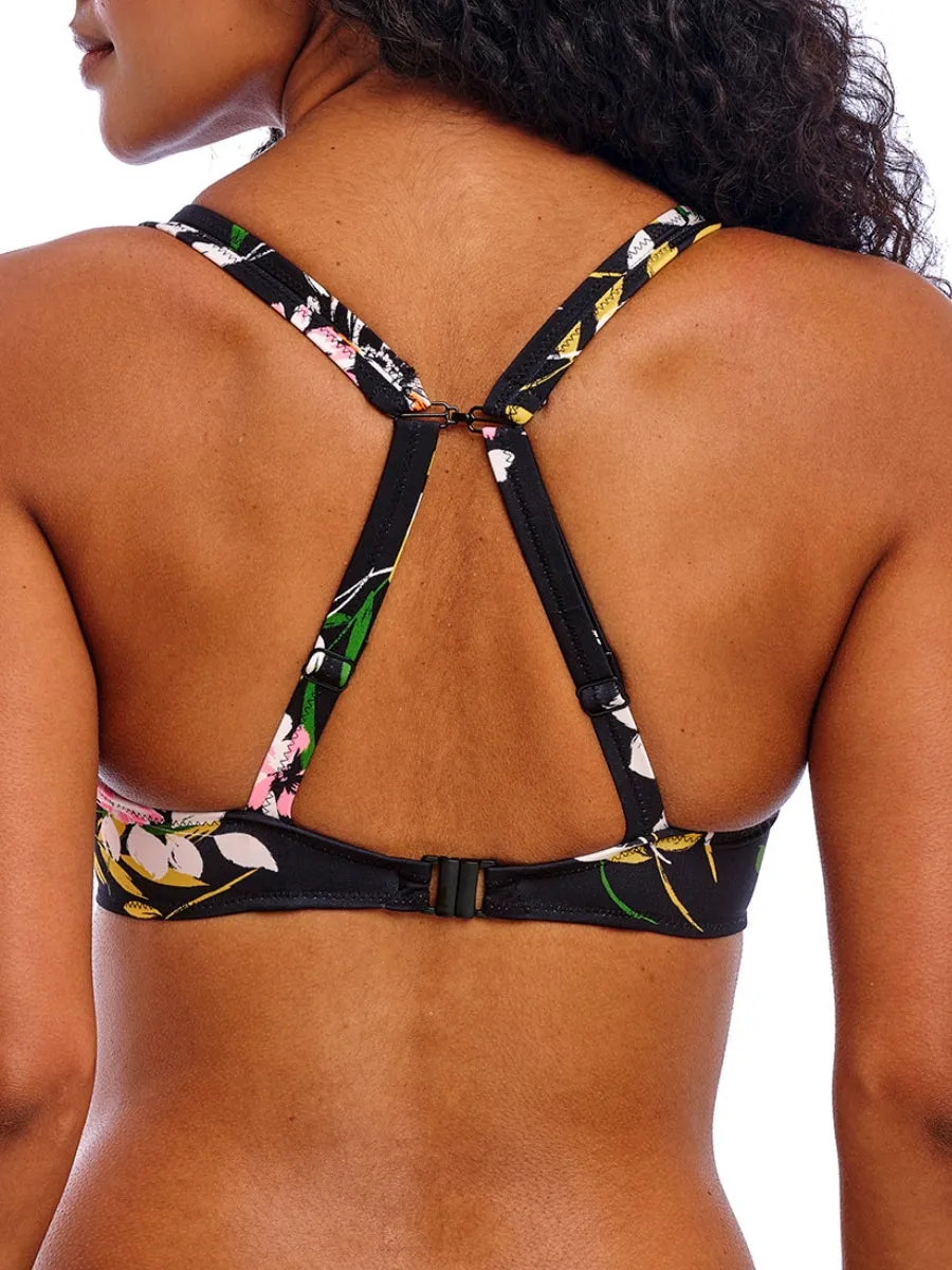 Twilight Soul High Apex Bikini Top - Black