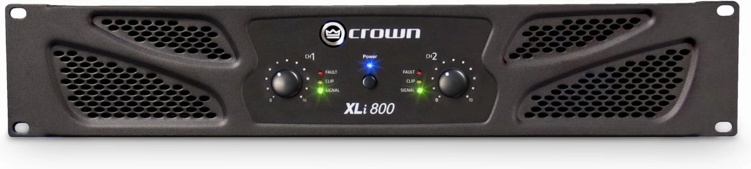 Two-channel-300W at 4 Power Amplifier, Black, 300-Watts (XLi800)