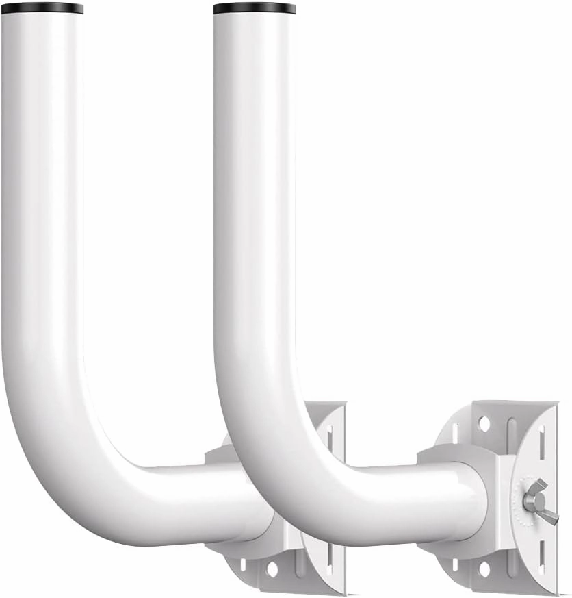 Ueevii Universal Wireless Bridge Bracket Mount, Pole and Wall-Mounted Mount for Outdoor Point to Point AP Access Point Client Bridge CPE,2-Pack speaker wall mount,audio bracket,AV wall mounting,