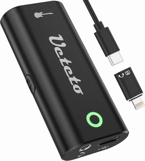 Ueteto Audio Interface for Guitar, Portable Internal Recording Sound Card for Live Streaming for Iphone, Ipad and Android smartphones and tablets, No Driver Needed audio interface,USB interface,music recording input,