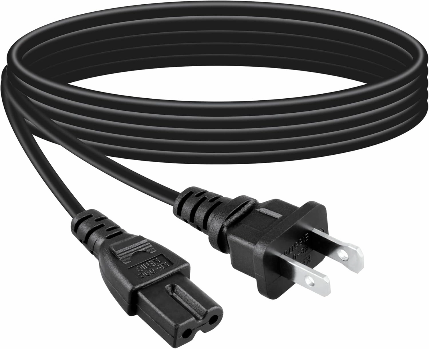 UL 2-Prong 6ft AC Power Cord Compatible with Pioneer DJ PLX-500 Direct Drive Turntable Plug direct-drive turntable,DJ turntable,hi-torque vinyl deck,