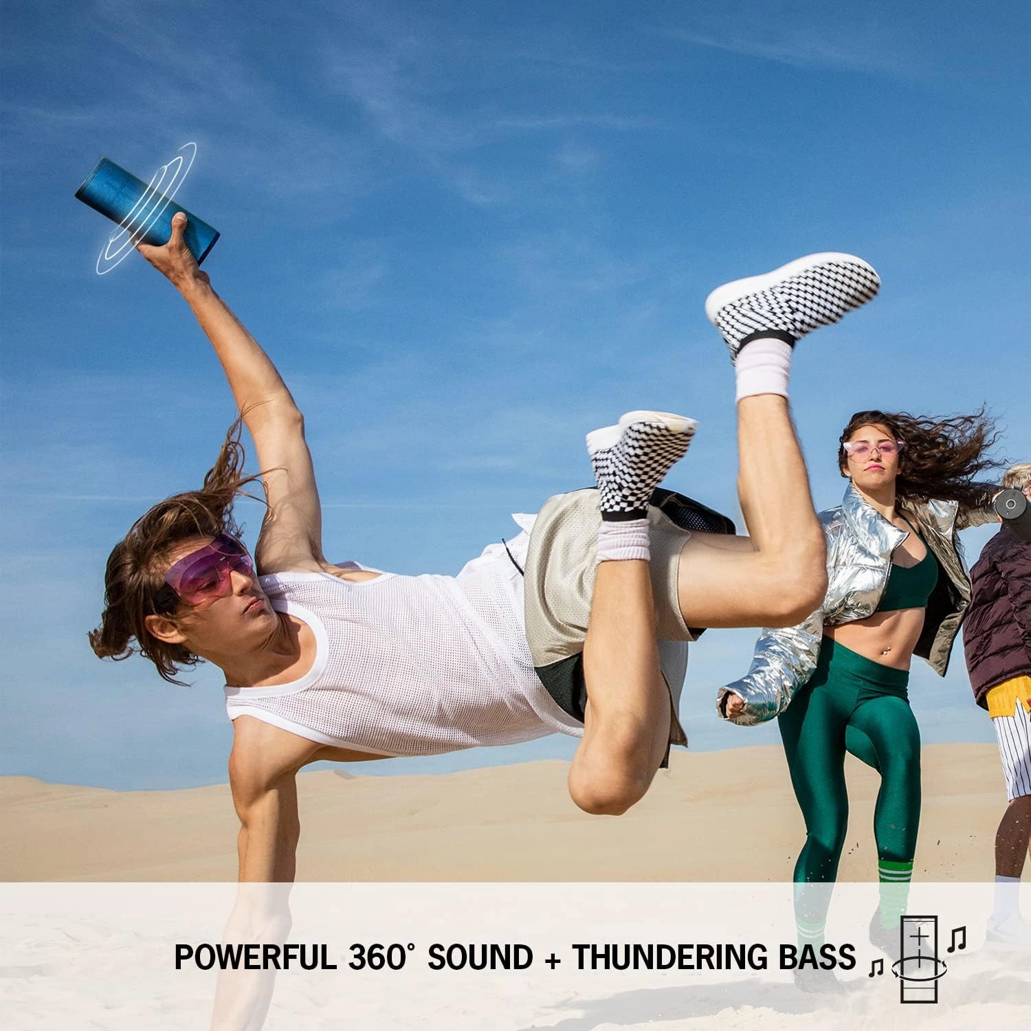 Ultimate Ears Boom 3 Wireless Bluetooth Speaker, Bold Sound   Deep Bass, Bluetooth, Magic Button, Waterproof, 15 Hours Battery, Range of 150 ft, Night Black