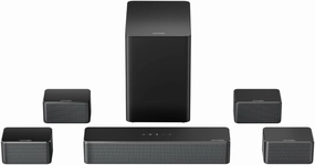 ULTIMEA 7.1ch Soundbar with Wireless Subwoofer, Virtual Surround Sound System for TV, App Control, 410W Peak Power, Sound bar for TV, 4 Wired Surround Speakers, Home Theater Sound System Poseidon D70 surround sound system,cinema audio kit,5.1 surround pack