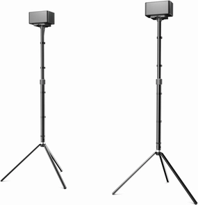 ULTIMEA Speaker Stands Pair, Height Adjustable Speaker Stand, Extends 24.4" to 36.6", Holds 6.6 lbs, Compatible with VIZIO, Sony, Bose, Polk, ULTIMEA Poseidon Series Surround Sound Speaker, Steady 300 speaker stands,monitor stands,floor speaker h