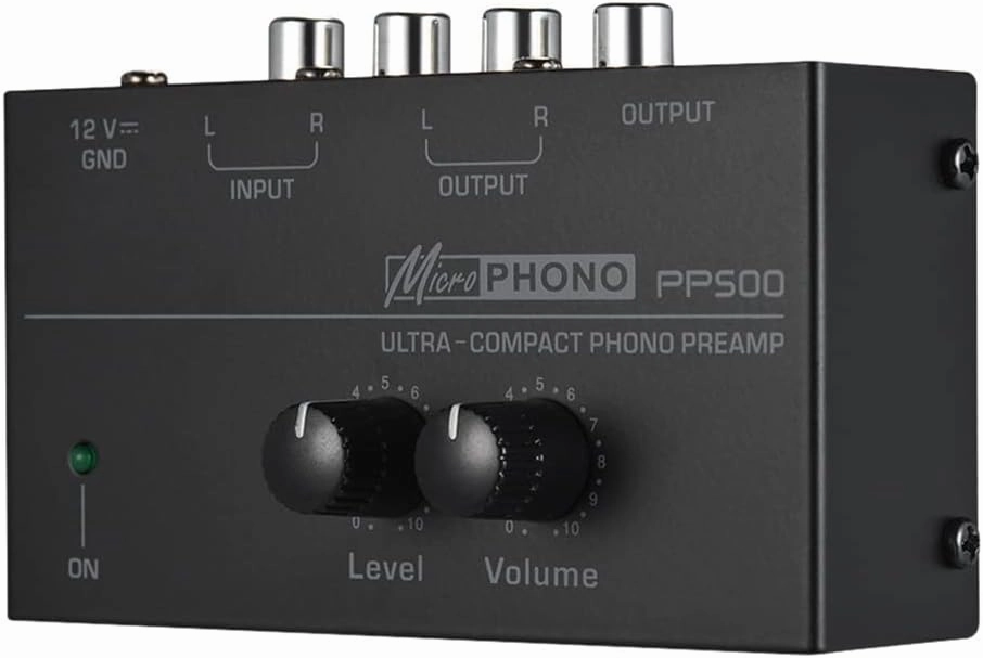Ultra- Phono Preamp PP500 with Balance Volume Adjustment -Amp Turntable Preamplificador US Plug phono preamp,turntable amplifier,record player preamp,