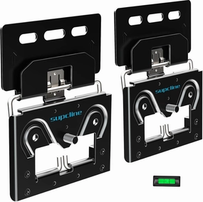 Ultra Slim Fit TV Wall Mount Compatible with 14"- 80" 4K LED LCD QLED Flat & Frame TVs, Micro-Gap Low Profile TV Mount, Minimalist Look, Blends Any Interior, Hold up to 100Lbs speaker wall mount,audio bracket,AV wall mounting,